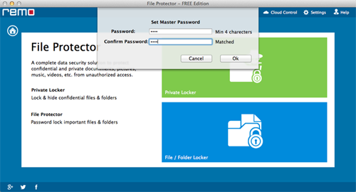 How to Lock Folders on Mac - Choose File / Folder Locker Option and Set Password